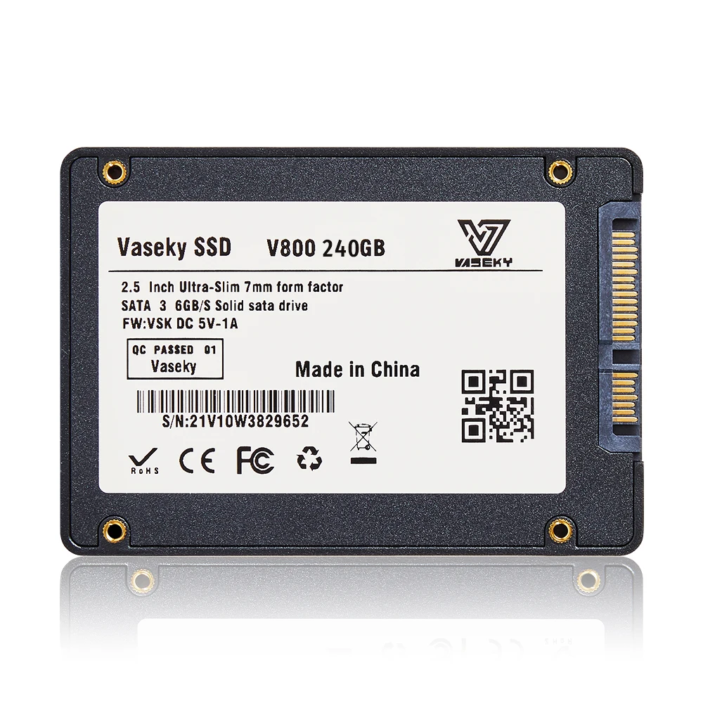 30時間 Vaseky V800/240G 240GB SSD 2.5インチ SATA 正常判定(128GB 