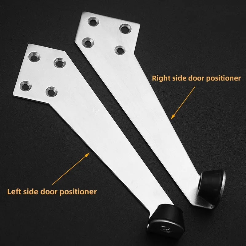 3 Pcs Cotton Door Stopper Ropes - 60cm Anti-Collision Handle Ties For Doors, Pet & Kid Safe (White)