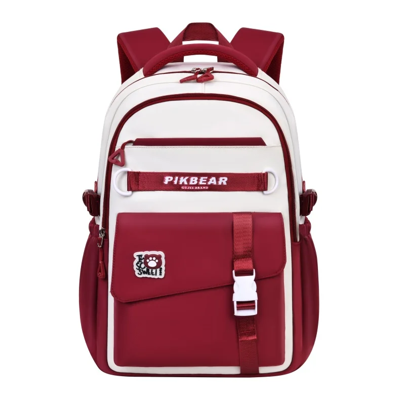 New Color Casual Schoolbag Students Light Large Capacity High Appearance Horizontal Waterproof Backpack