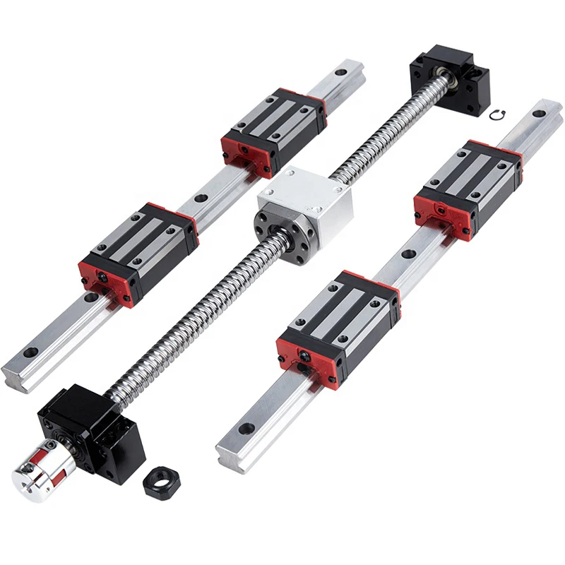 Hgr20 Cnc Guide 20mm Linear Rails And Linear Guides Block Set For Cnc ...