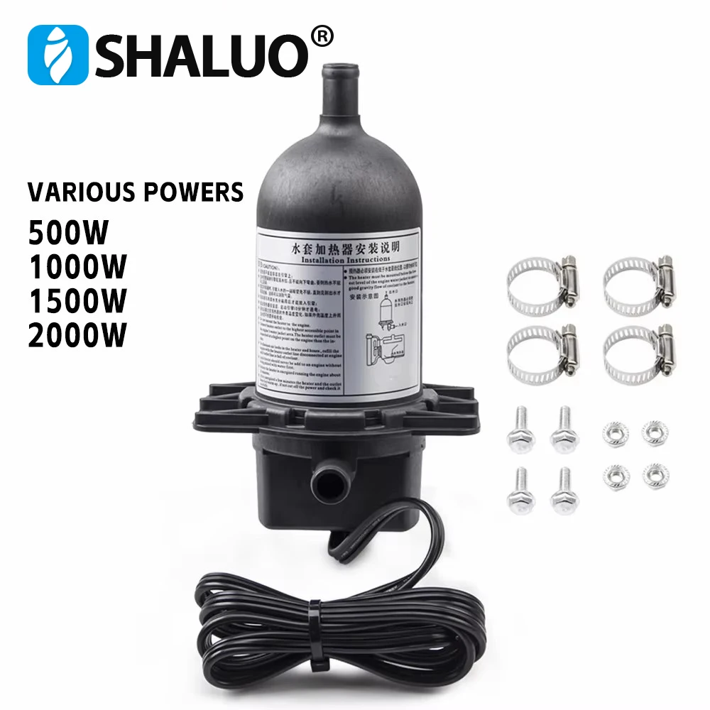 Generator Spare Parts Diesel Engine Instant Water Jacket Heater 500W 1000w  2000w 3000w 110V 220V