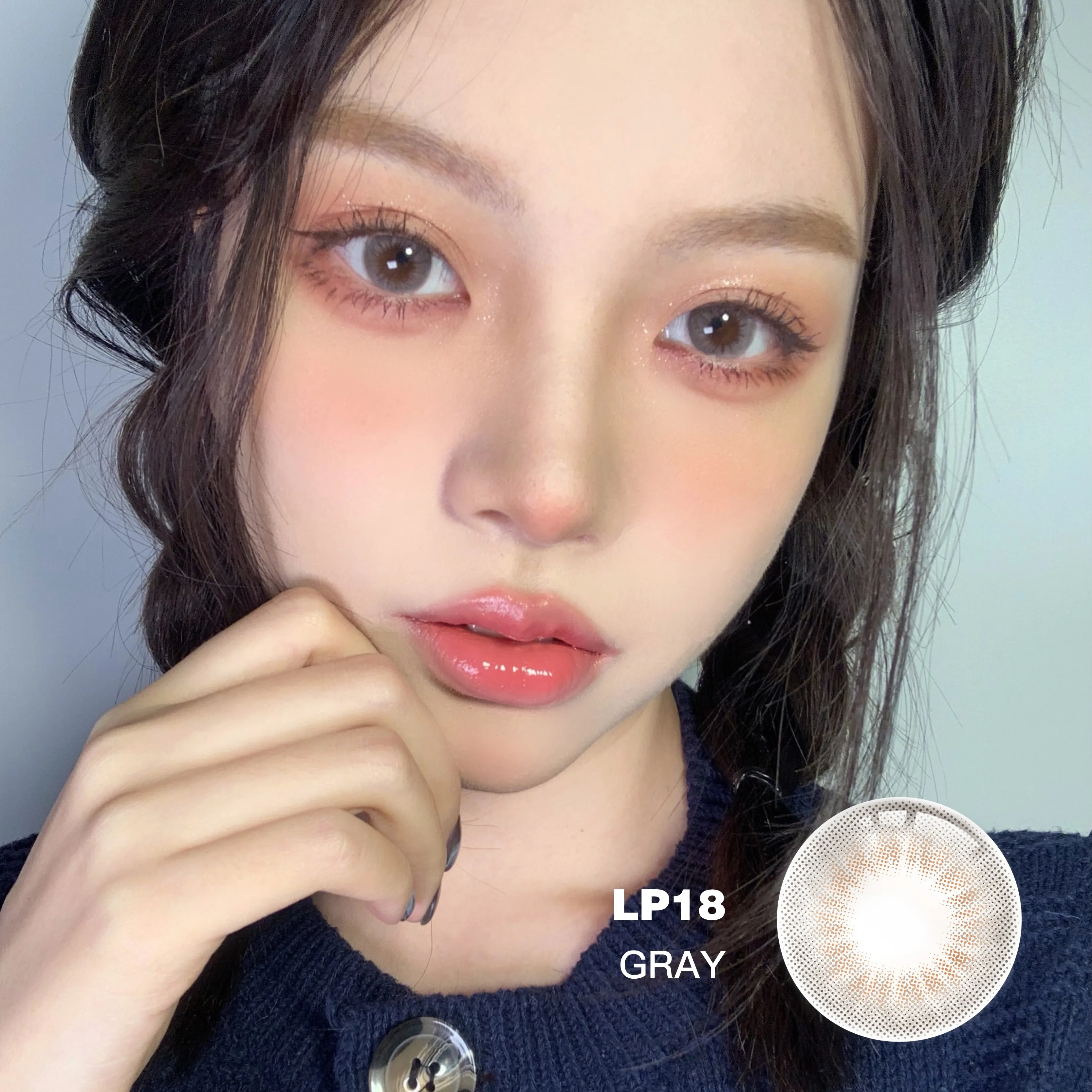 Contact Lens 18 Colors Natural Contact Lenses Custom Logo Lentes De