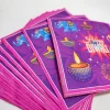 Serviettes violettes 33cm