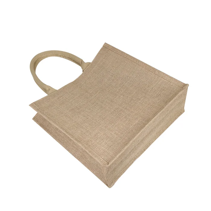 Wholesale Cheap Natural Burlap Linen Jute Tote Bag For Promotion Gift ...