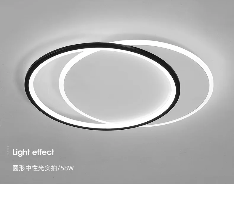 MEEROSEE Decorative Ceiling Light for Bedroom Lamp Modern Ceiling LED Round Ceiling Lamp MD87164