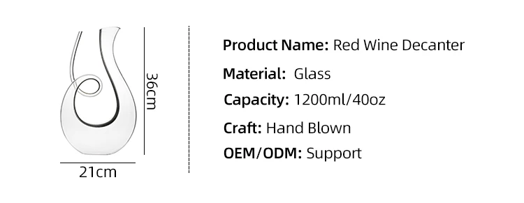 Handmade Crystal Wine &Amp; Beverage Decanter Dining Room 1500Ml