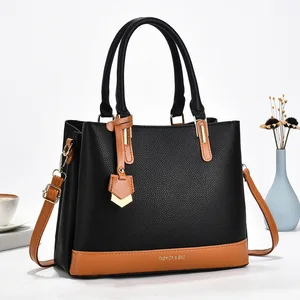 2026 Winter New Fashionable Single Shoulder Handheld Tote Bag Large Capacity Zipper Closure Tote Bag