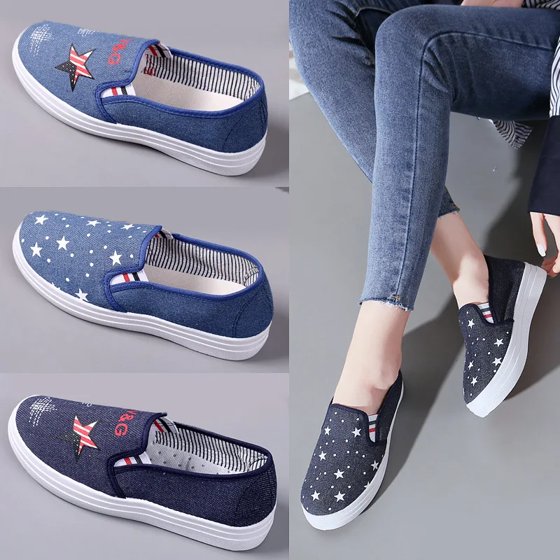 Canvas Slippers for Women New Summer Lace Up One-word Slippers and Skirt  Flat-bottomed Sandals Slip on Slides - AliExpress
