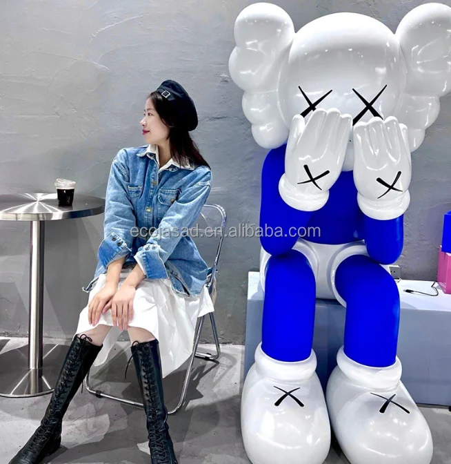 2023 New Kwas Sculpture Modern Art Sculpture Bear Brick 1000 Figures ...