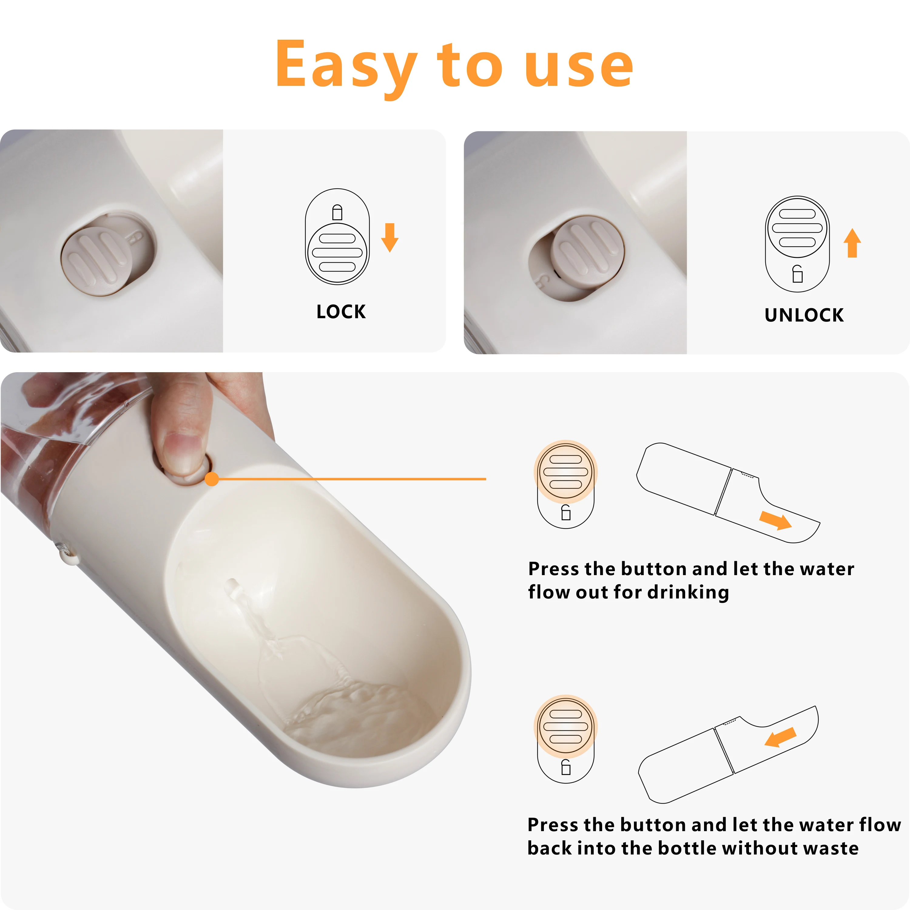 Портативный фонтан для домашних животных кошек и собак ниппельная поилка ПЭТ бутылка питьевой