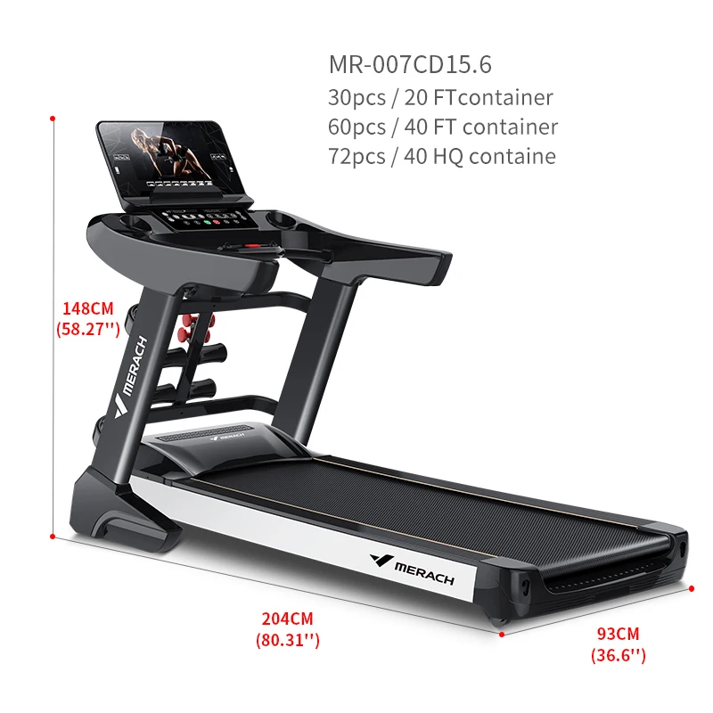 merach cardio exercise 15.6 screen smart Alibaba