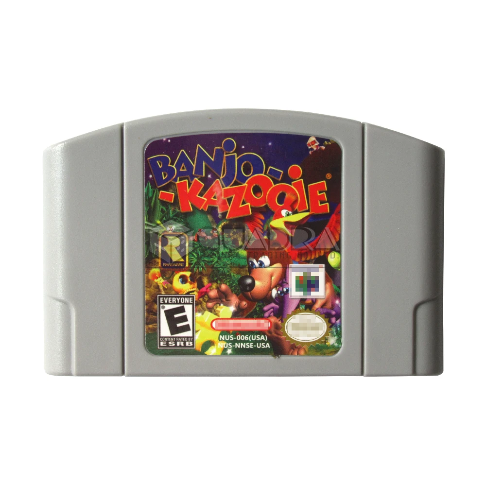 Nintendo 64 Banjo-kazooie Cartridge With Free Fast Shipping 