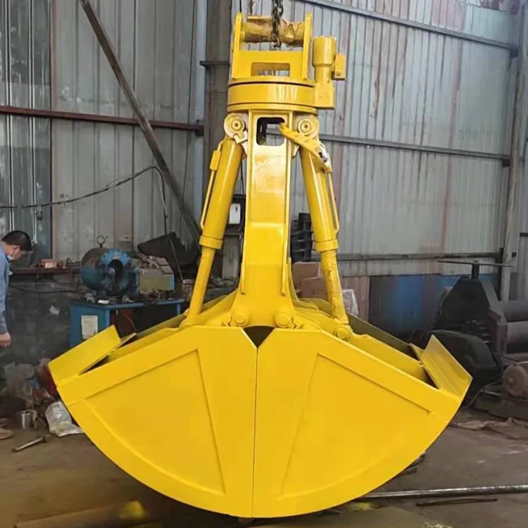 Loading And Unloading Hydraulic Rotary Clamshell Grab/shell Bucket ...
