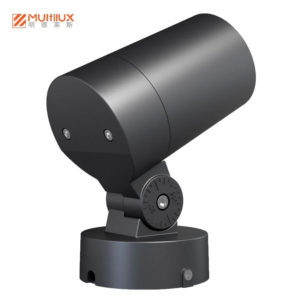 Индивидуальные высокояркие уличные прожекторы для газонов парка супер яркие круглые фиксированные сиденья глубокие антибликовые линзы лампы