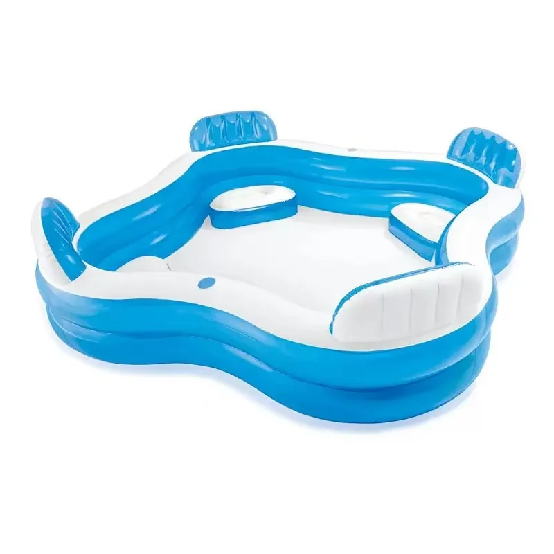 Cross Border PVC Inflatable Collapsible Pool New Non-Leaking Outdoor Swimming Pools