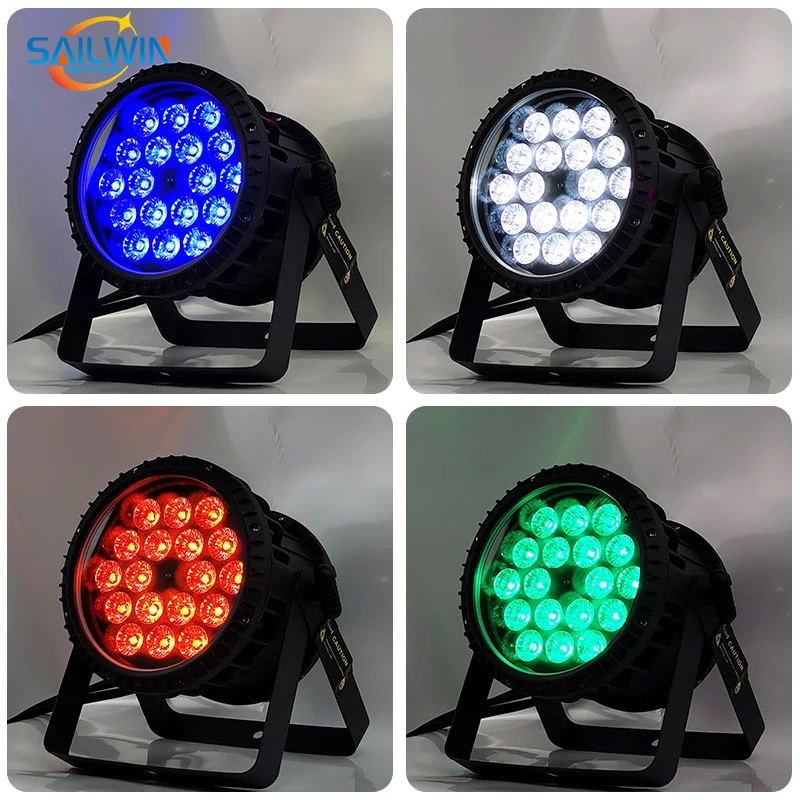 Glowingstage Projecteur LED Par 300 W étanche IP65, RGBW, DMX512, idéal pour les fêtes et concerts en extérieur par temps pluvieux