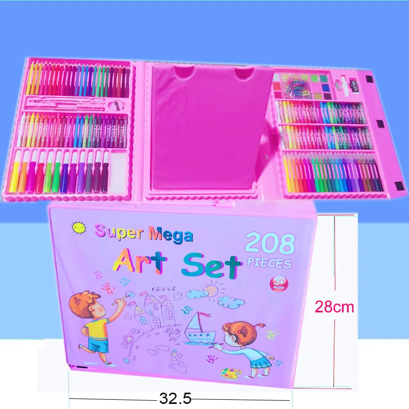 Kit de Arte Maletín Metálico con Óleos 145 ROSADO – Fanciful Store