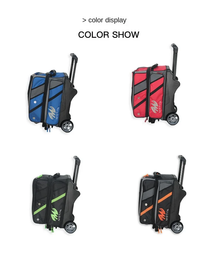 Factory Direct Sale Bowling Roller Bag 2 Ball Roller Bowling Bag 2