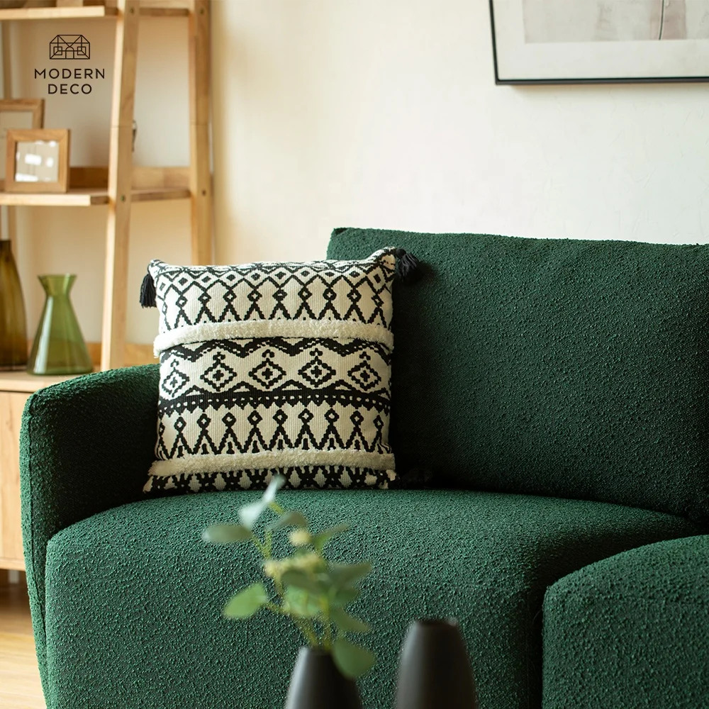 Custom made modern sofa set living room furniture 2 seater fabric sofa 1 seater armchair