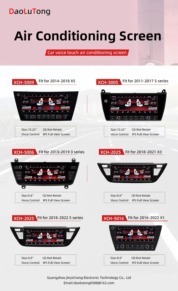 Climate Air Conditioner Control Panel For Bmw 5 Series F10 X5 Air