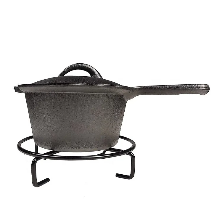 7-Piece Cast Iron Outdoor Cookware Set-Zhonda Cookware|Durable,Pre-Seasoned