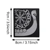 Viking longship (black background, gray color)