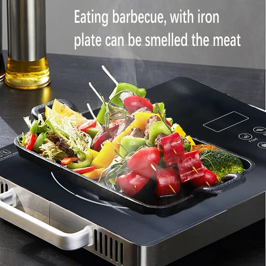2200w Portable Induction Cooktop With Smart Touch Lcd Display