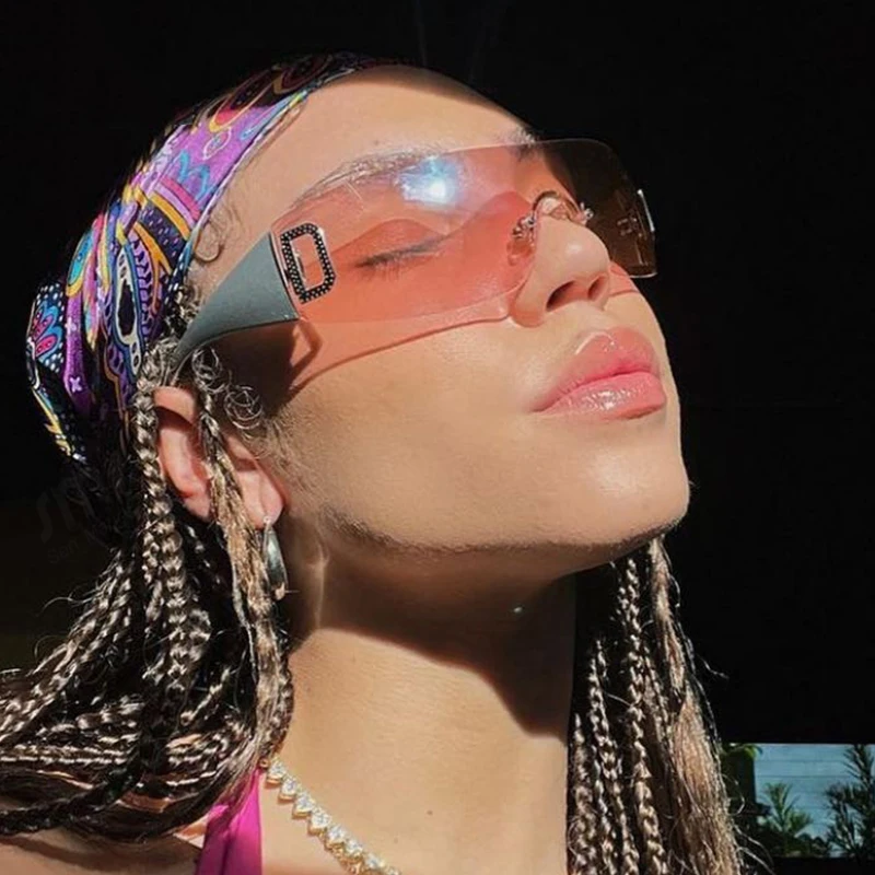 b926✨希少✨【PPFM】90s　00s　Y2K　八の字　ラムレザー　送料無料 Star Sunglasses Y2K Cyberpunk Futuristic 2023 New Sexy Cool