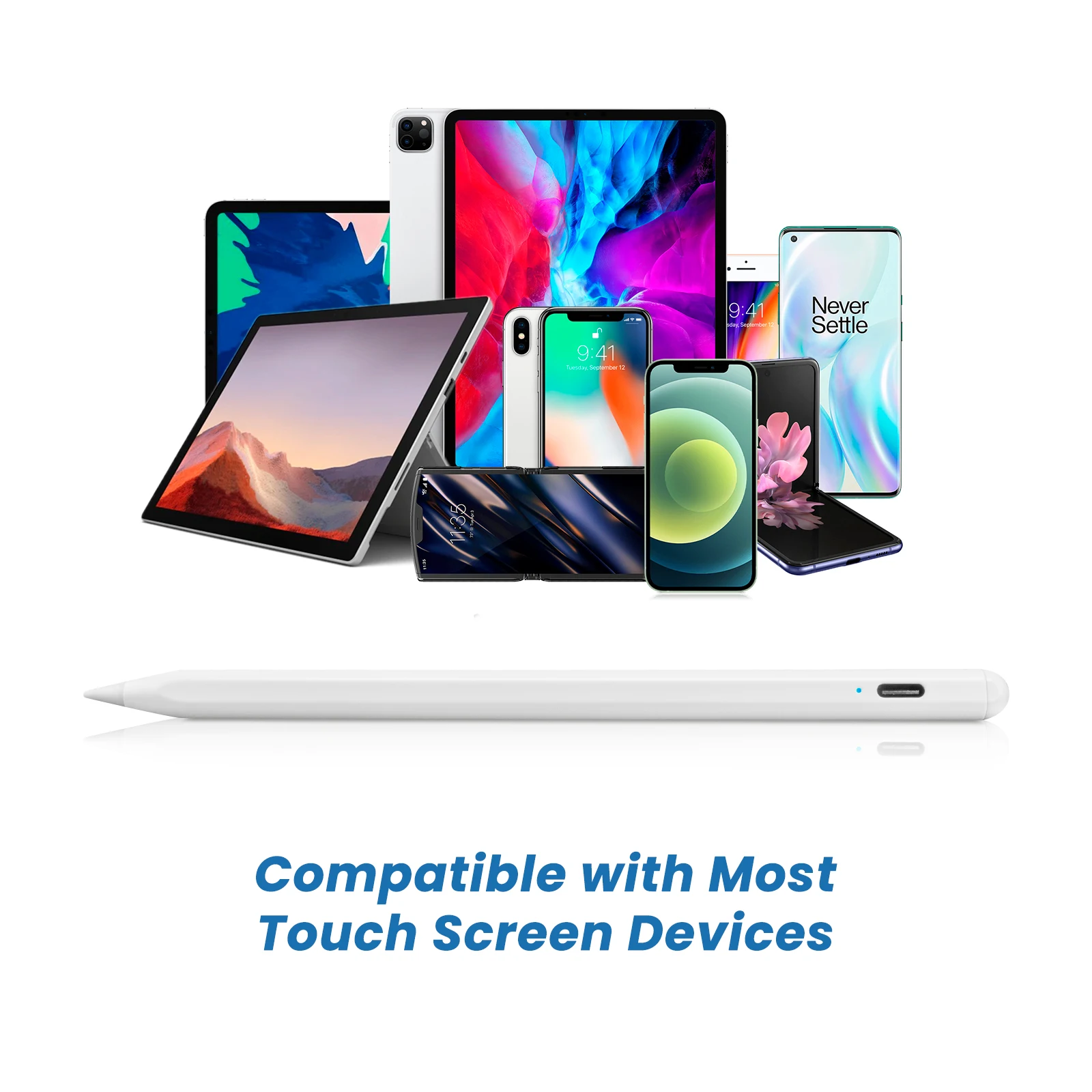 Kd503 Customized Logo Slim Drawing Touch Pencil Android Pen For Samsung