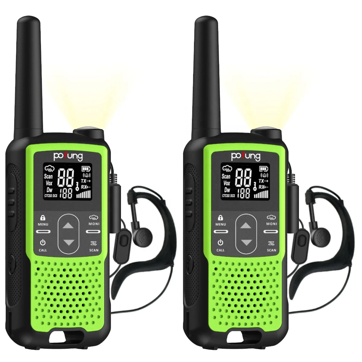 Mini pmr446 frs vibration radios
