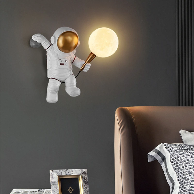 childrens moon wall light