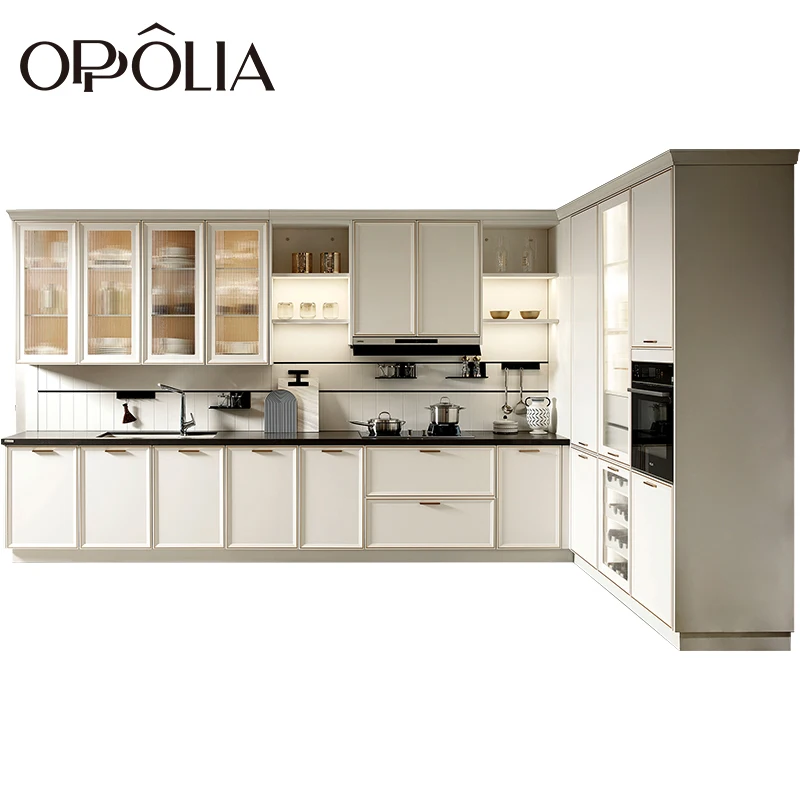 Lujo Alta Calidad Aluminio Proveedor Popular Para Gabinetes Modulares Gabinete De Cocina