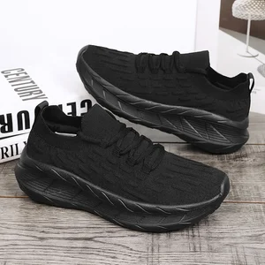 Couples with Shock Running Shoes Breathable Light Men's Shoes Platform Pure Color commuter Travel Leisure Sports Shoes