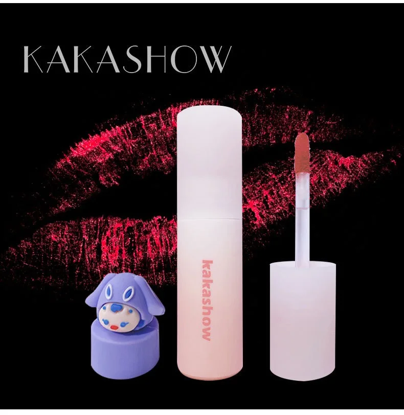 KAKASHOW Makeup 5 Colors Custom Logo Long Lasting Cosmetics New Launch Cute Liquid Lipgoss