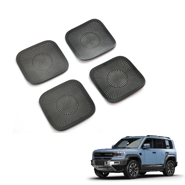 Speaker Decorative Circle for FangChengBao Leopard 5 Accessories Stainless Steel High Speaker Tweeter Cover Interior Accessory