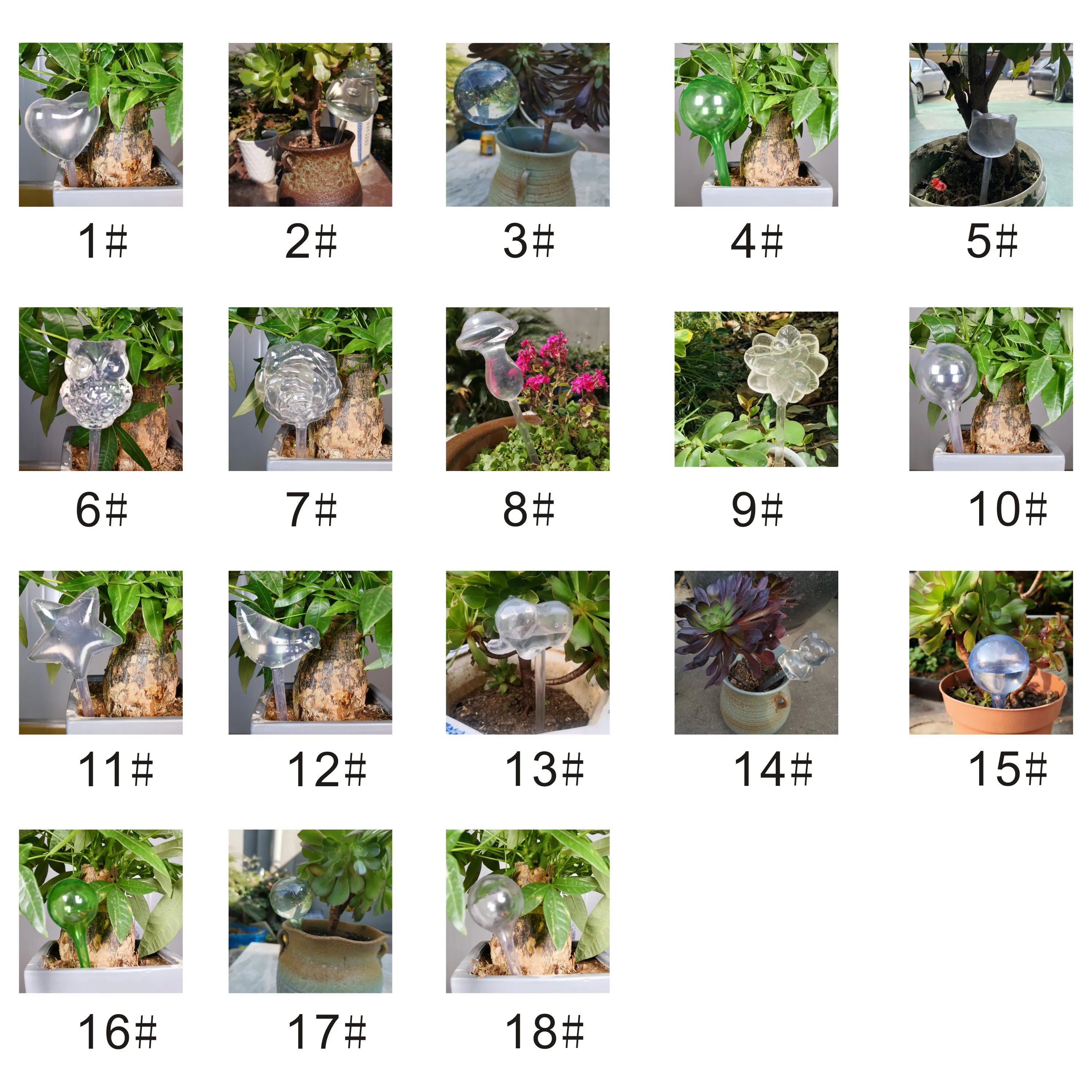Лампы для автоматического полива растений круглые пластиковые шарики устройство капельного орошения