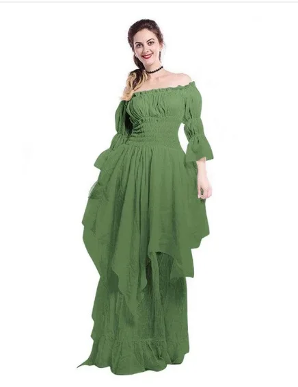 Vintage Victorian Medieval Dress Renaissance Black Gothic Dress Women Cosplay Halloween Costume Prom Princess Gown Vintage Victorian Medieval Dress Renaissance Black Gothic Dress Women Cosplay Halloween Costume Prom Princess Gown
