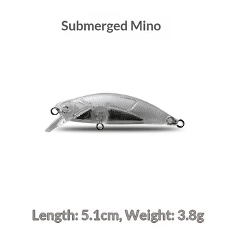 Japanese-Style Subsurface Minnow Stainless Steel DIY Lure Blank 51cm/38g Transparent Live Bait Fish – Minnow – view 3