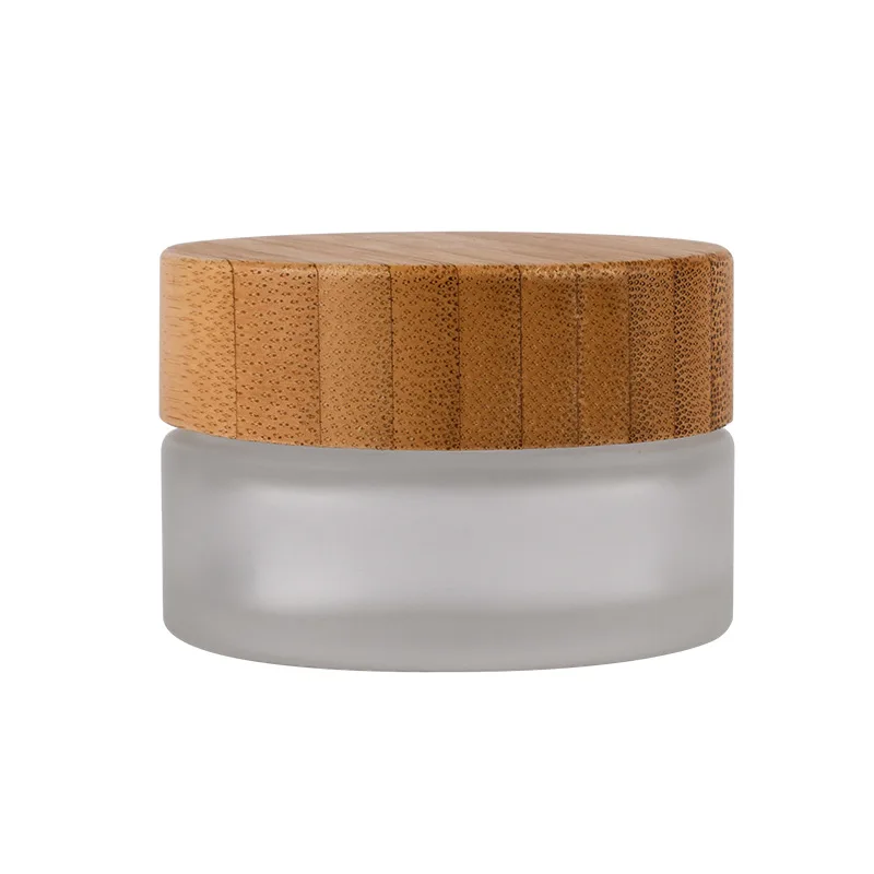 
 Косметический матовый бамбуковый стеклянный контейнер для масла с бамбуковыми крышками, 1 унция, 2 унции, 3 унции, 100 мл  