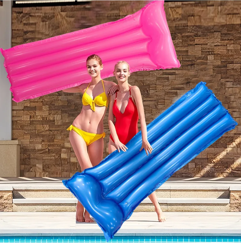 NINER9 Custom PVC Waterproof Simple Classic Long Floating Swimming Ring Inflatable Beach & Water Game Mat preview 5