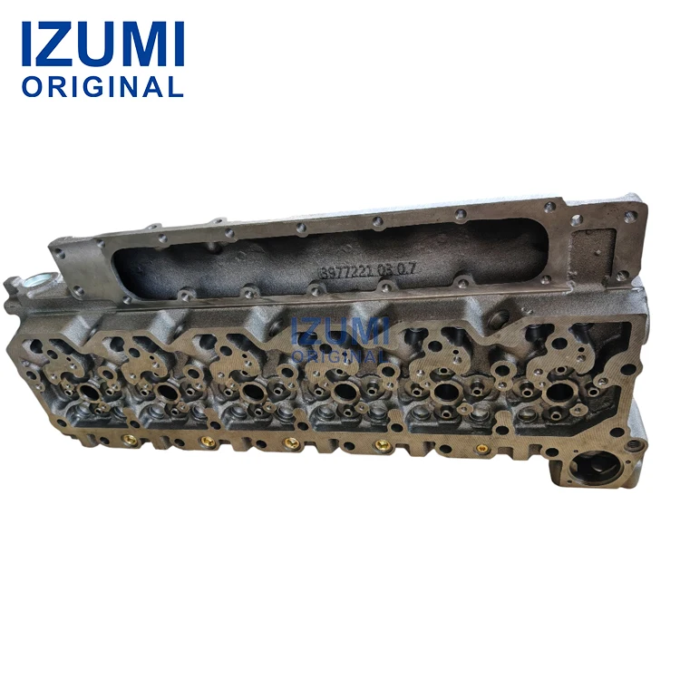 product 3977221 cylinder head qsb67 6bt isbd isb 6d107 assembly isde engine for cummins truck parts 4936081 3977225-14