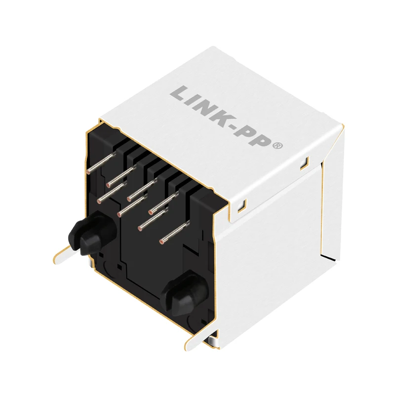 Vertical Shielded 8P8C Ethernet Rj45 Modular Jack 1840420
