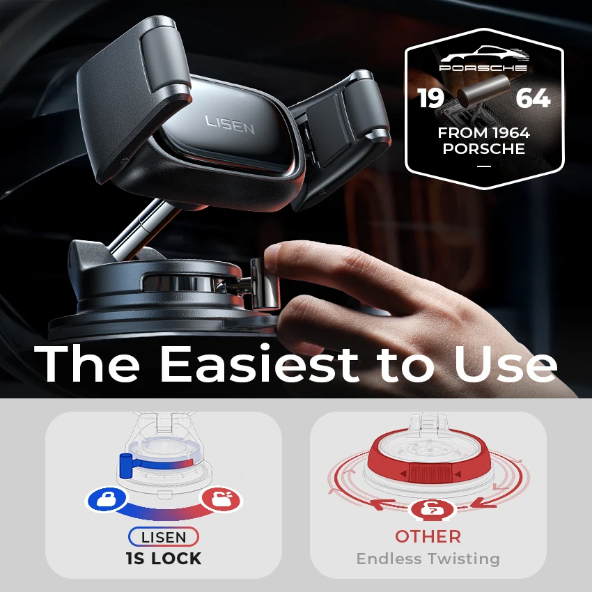 Beneficios de Soporte Lisen Con Ventosa De Vacío Para Celular En Auto