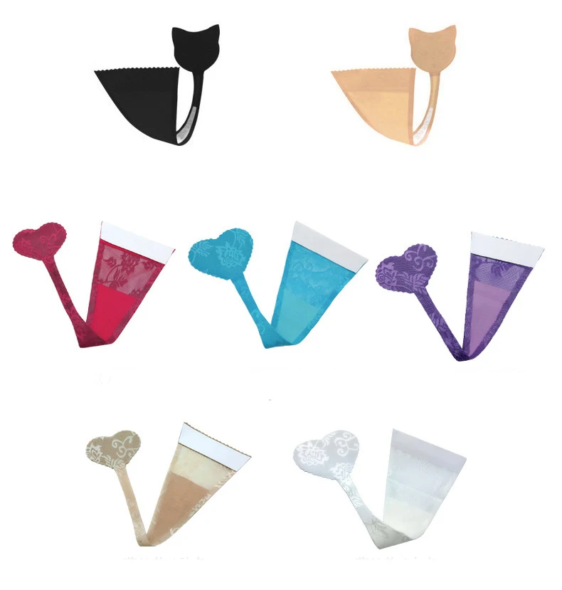 Women’s Adhesive Panties Invisible C-string Heart-shaped Underwear Set