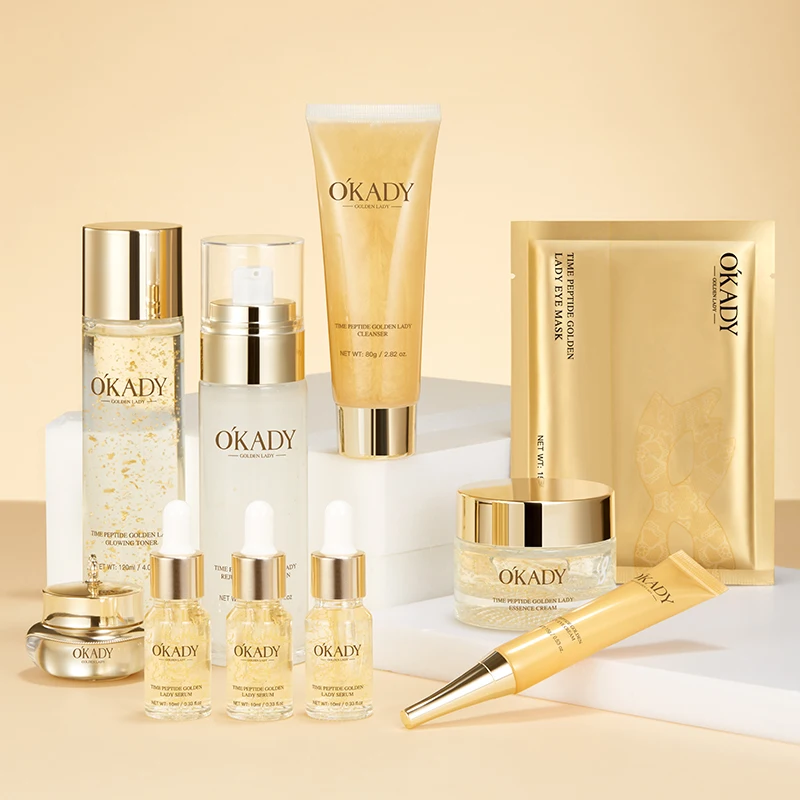OKady Beauty Set: Golden Lady Anti-Wrinkle Nourishing Eye Cream