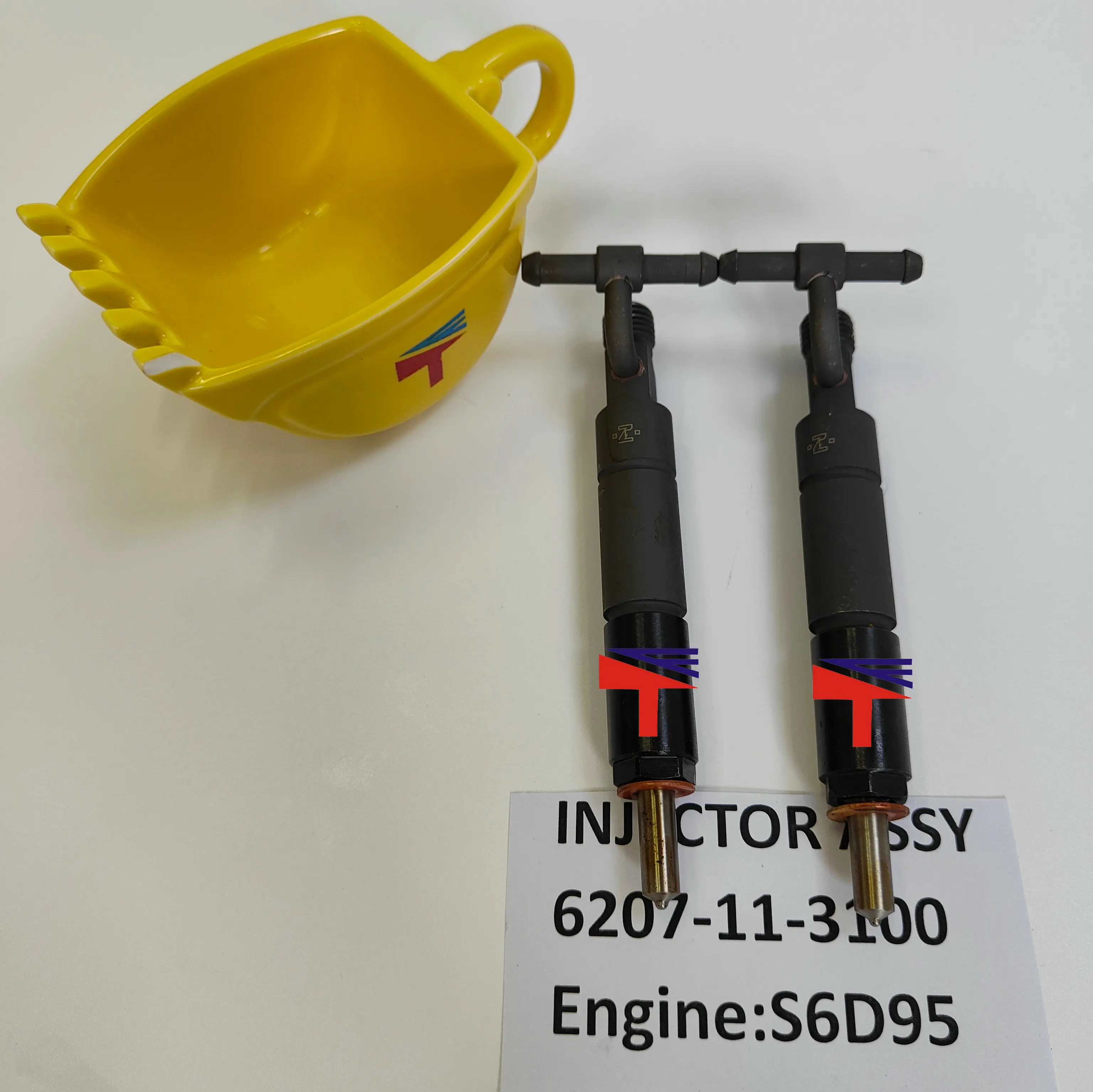 Diesel Engine Injector 6207-11-3100 for Excavator PC200-5 PC200-6 Buildozer  D3IP-18 D31P-20 Engine S6D95 S4D95