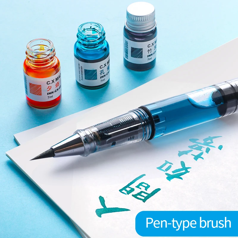 Angelmark-наконечник кисти для китайской каллиграфии и многоразовая ручка-кисть для рисования, перьевая ручка