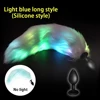 Silicone lungo blu