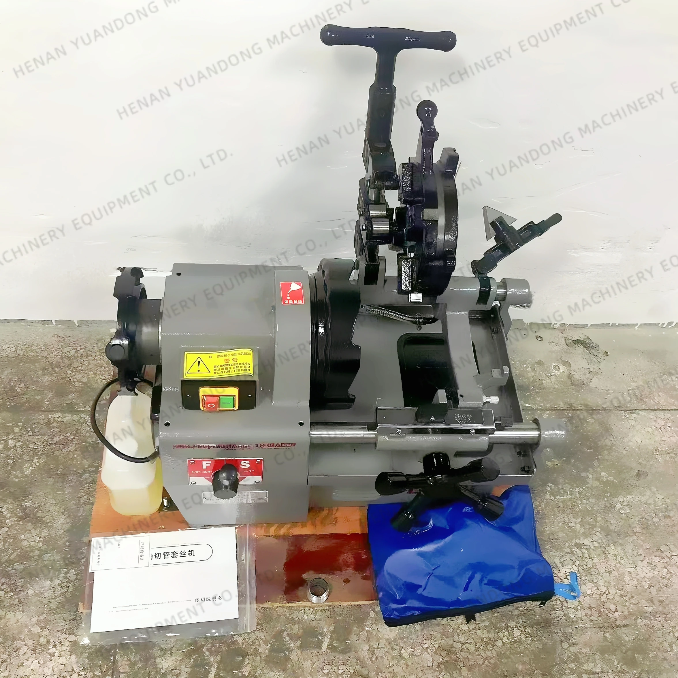 Мощность 1300 Вт двухступенчатая машина для резки стальных труб 220 В 1-фазный трубный нитридер лучшего качества