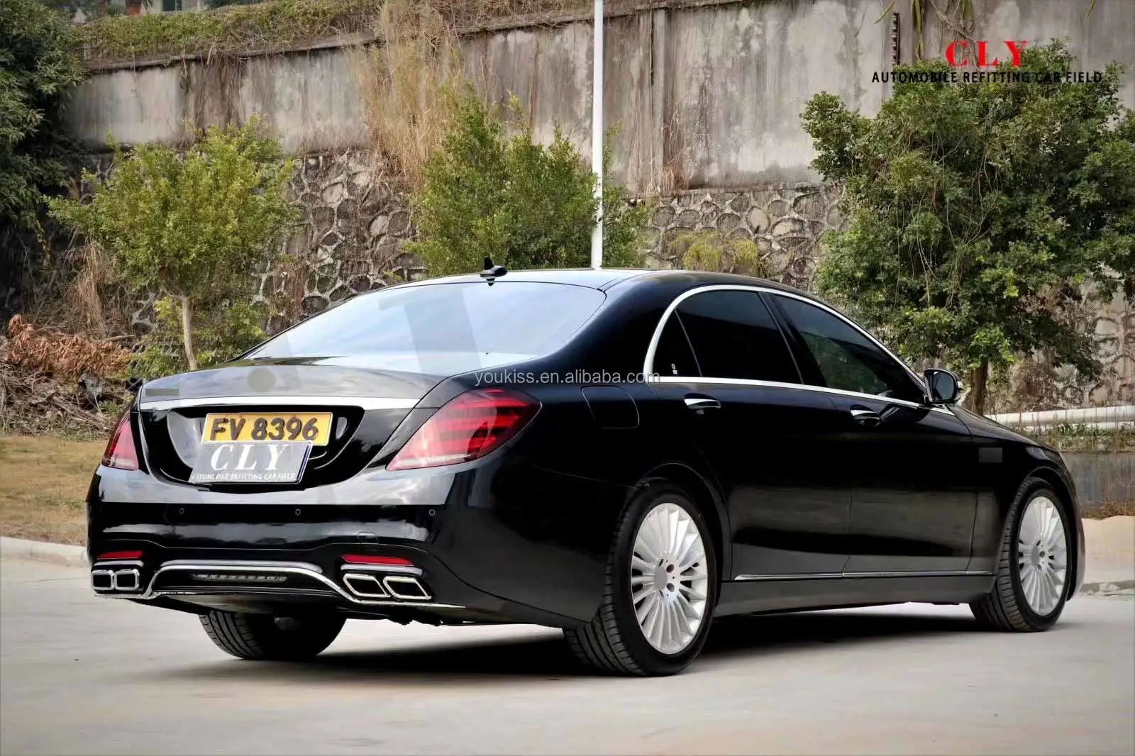 Original Mercedes w222 S65 L S Klasse Heckdeckel Obsidian schwarz komplett Heck main image 0